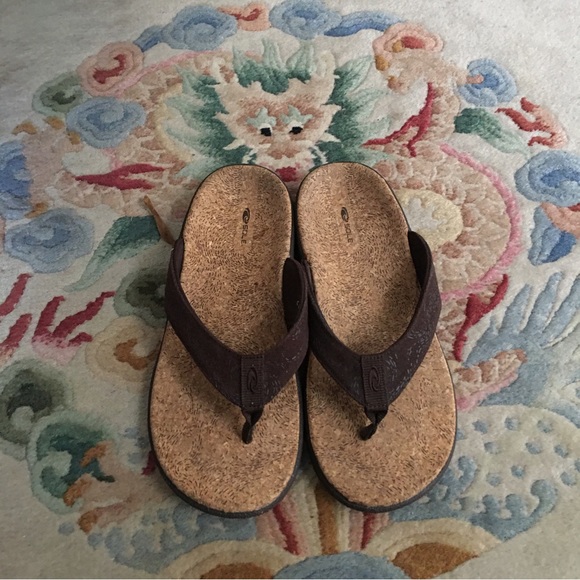 SOLE Shoes Sole Laguna Flip Flop Orthostatic Eco Cork Footbed